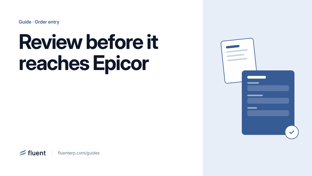 AI Sales Order Entry in Epicor Kinetic: Held Orders vs Staged Review